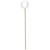 N234307SV Vickerman - 3 in Silver Shiny Ball Stick Christmas Ornament - 12 Pack