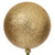 N234308G Vickerman - 3 in Gold Glitter Ball Stick Christmas Ornament - 12 Pack