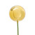 N234408SV Vickerman - 4 in Gold Shiny Ball Stick Christmas Ornament - 6 Pack