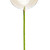 N234438SV Vickerman - 4 in Champagne Shiny Ball Stick Christmas Ornament - 6 Pack