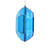 MT232802 Vickerman - 6 in Blue Jewel Glitter Novelty Christmas Ornament - 2 Pack