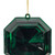 MT232874 Vickerman - 6 in Dark Green Jewel Glitter Novelty Christmas Ornament - 2 Pack