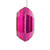 MT232879 Vickerman - 6 in Pink Jewel Glitter Novelty Christmas Ornament - 2 Pack