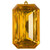 Vickerman MT233008 Vickerman - 8 in Gold Jewel Glitter Novelty Christmas Ornament - 2 Pack 