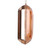 Vickerman MT233058 Vickerman - 8 in Rose Gold Jewel Glitter Novelty Christmas Ornament - 2 Pack 