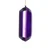 Vickerman MT233066 Vickerman - 8 in Purple Jewel Glitter Novelty Christmas Ornament - 2 Pack 