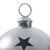 RAA231807 Vickerman - 18 in Silver Iron Novelty Christmas Ornament