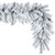 A895214 Vickerman - 9 ft White Christmas Garland - Unlit