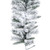A895214 Vickerman - 9 ft White Christmas Garland - Unlit