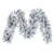A895214 Vickerman - 9 ft White Christmas Garland - Unlit