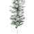 A895215LED Vickerman - 9 ft White Christmas Garland - Pre-Lit LED