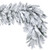A895217 Vickerman - 9 ft White Christmas Garland - Unlit