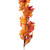 FPL250972 Vickerman - 72 in. Red Maple Leaf Christmas Garland - Unlit