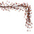 FPQ232772 Vickerman - 6 ft Orange Berry Christmas Garland - Unlit