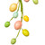 Vickerman FPQA230352 Vickerman - 52 in. Pink/Blue/Green/Yellow Easter Egg Christmas Garland - Unlit 