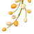 Vickerman FPQA231160 Vickerman - 60 in. Pastel Orange Easter Egg Christmas Garland - Unlit 