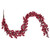 Vickerman FQ242160 Vickerman - 5 ft Red Ice Christmas Garland - Unlit 