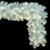 G235715LED Vickerman - 9 ft White Iridescent Christmas Garland - Pre-Lit LED