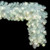 Vickerman G235715LED Vickerman - 9 ft White Iridescent Christmas Garland - Pre-Lit LED 