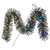 Vickerman G250816LEDCC Vickerman - 9 ft Blue/Green Christmas Garland - Pre-Lit LED 
