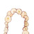 Vickerman H1APG000 Vickerman - 10 ft Cream Apple Christmas Garland - Unlit 