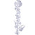 MC253872 Vickerman - 6 ft Clear Christmas Garland - Unlit