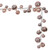 N250358 Vickerman - 10 ft Rose Gold Christmas Garland - Unlit