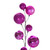 N250359 Vickerman - 10 ft Hot Pink Christmas Garland - Unlit