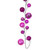 Vickerman N250359 Vickerman - 10 ft Hot Pink Christmas Garland - Unlit 