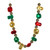 Vickerman MT233497 Vickerman - 6 ft Red/Green/Champagne Christmas Garland - Unlit 
