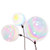 Vickerman N240100 Vickerman - 6 ft Iridescent Ball Christmas Garland - Unlit 