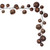 N250376 Vickerman - 10 ft Mocha Christmas Garland - Unlit