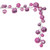 Vickerman N250379 Vickerman - 10 ft Pink Christmas Garland - Unlit 