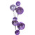 N250386 Vickerman - 10 ft Lavender Christmas Garland - Unlit