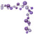 N250386 Vickerman - 10 ft Lavender Christmas Garland - Unlit