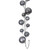 N250387 Vickerman - 10 ft Pewter Christmas Garland - Unlit