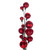 N250103 Vickerman - 6 ft Red Christmas Garland - Unlit