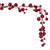 Vickerman N250103 Vickerman - 6 ft Red Christmas Garland - Unlit 
