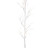 X250506LED Vickerman - 6 ft White Christmas Garland - Pre-Lit LED
