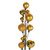 Vickerman N250108 Vickerman - 6 ft Gold Christmas Garland - Unlit 