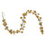 Vickerman N250108 Vickerman - 6 ft Gold Christmas Garland - Unlit 