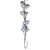 Vickerman N250107 Vickerman - 6 ft Silver Christmas Garland - Unlit 