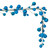 N250112 Vickerman - 6 ft Turquoise Christmas Garland - Unlit