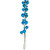 N250112 Vickerman - 6 ft Turquoise Christmas Garland - Unlit