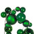 N250704 Vickerman - 6 ft Green Christmas Garland - Unlit