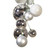Vickerman N250707 Vickerman - 6 ft Silver Christmas Garland - Unlit 