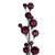 N250119 Vickerman - 6 ft Wine Christmas Garland - Unlit