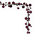 N250119 Vickerman - 6 ft Wine Christmas Garland - Unlit