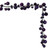 N250126 Vickerman - 6 ft Plum Christmas Garland - Unlit