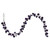 N250126 Vickerman - 6 ft Plum Christmas Garland - Unlit